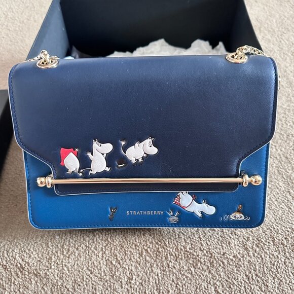 Strathberry X Moomins shoulder bag 2018 limited edition - Picture 1 of 4